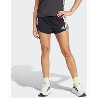 Adidas Womens Running Adizero Gel Insert Pocket 4 Inch Shorts - Black