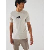 adidas Men/'s AEROREADY All-Gym Category Graphic Tee, Wonder Alumina, M