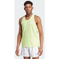 adidas Men/'s Own The Run Tank Top, Silver Green, XXL