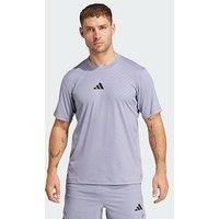 adidas Power 3-Stripes T-Shirt, Recycled Polyester, Purple