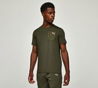 Puma Flex Cargo T-Shirt - Green - Size XS