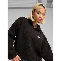 Puma Women'S Classics Winterized Half-Zip - Black