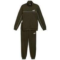 Puma Men'S Poly Piping Tracksuit - Green