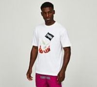 Puma x MAS TIEMPO Graphic T-Shirt - White - Size XS