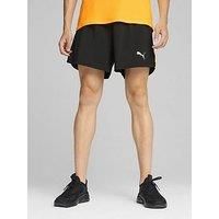 Puma Favourite Velocity Mens Running Shorts Black 2 In 1 Twin Short Run Training