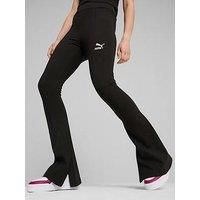 Puma Classics Pintuck Flared Leggings L