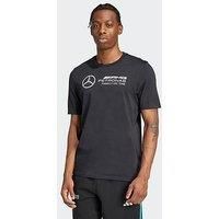 adidas Men/'s Mercedes - AMG Petronas Formula ONE Team DNA TEE Men, Black/White, XXL