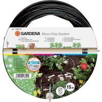 GARDENA Micro-Drip System Above-Ground Drip Irrigation Line 4.6 mm (3/16"): Drip-irrigation line for above-ground installation, 15 m (1362-20)