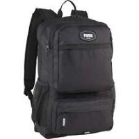 Puma Deck II Backpack Black Gym Padded School Travel Training Reflective Bag