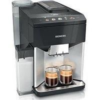 Siemens Tq513Gb1 Eq500 Bean To Cup Fully Automatic Freestanding Coffee Machine - Silver & Black