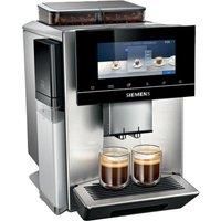 Siemens, fully automatic coffee machine, EQ900 plus, dualBean System, baristaMode, eGrinder, beanIdent System, 6.8” iSelect Display, Home Connect App, stainless steel, TQ907GZ3