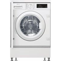 Neff W543BX2GB Built in Washing Machine, 8kg capacity, 1400rpm, LED TimeLight, Anti Vibration Side Walls, White