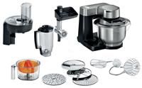 BOSCH Serie 2 MUMS2VM40 Kitchen Machine - Black & Silver, Silver/Grey,Black