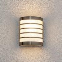 Lindby Calin stainless steel outdoor wall light