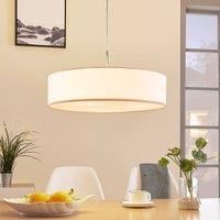 Sebatin pendant light for E27, 50 cm, white