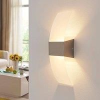 Lindby Decorative wall light Harry, matt nickel