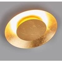 Keti LED ceiling light, golden, Ã˜ 34.5Â cm