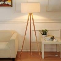 Lindby Tripod fabric floor lamp Charlia