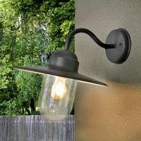 Lindby Black country house style outdoor wall light Filip