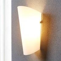 Aurora - elegant wall lamp with a glass lampshade