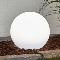 Outdoor Solar Lights /'Lago/' (Modern) in White (2 Light Sources,) from Lindby | Solar lamp, Garden Solar Light