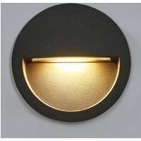 Outdoor Wall Light /'Loya/' (Modern) in Black Made of Aluminium (1 Light Source,) from Lucande | Brick Light, Wall lamp for Exterior/Interior Walls, House, Terrace und Balcony