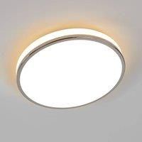 Lyss LED bathroom ceiling light with chrome frame