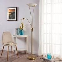 LED uplighter Felicia with reading arm, dimmable