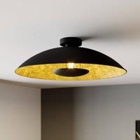 Lindby Black-golden ceiling lamp Emilienne