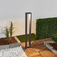 Lucande Jupp angular LED bollard light, 90 cm