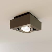 Arcchio Ronka ceiling spotlight GU10 1-bulb dark grey