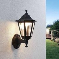 Lindby Iavo LED outdoor wall lantern with a sensor