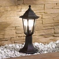 Lindby Outdoor Lights /'Nane/' dimmable (Antique, Vintage) in Black (1 Light Source, E27) from Pillar Lights, Garden Light, Path Light, Bollard Light, Path lamp, Pillar Light