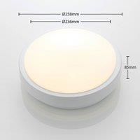 Lindby Camille LED ceiling lamp Ã˜ 26 cm white