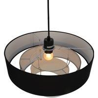 Lindby Ceiling Light /'Coria/' dimmable (Modern) in Black Made of Metal for e.g. Living Room & Dining Room (1 Light Source, E27) from Pendant Lighting, lamp, Hanging lamp, lamp, Ceiling lamp, Hanging