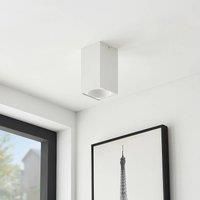 Arcchio Ceiling Light /'Hinka/' dimmable (Modern) in White Made of Aluminium for e.g. Hallway (1 Light Source, GU10) from floodlight, Spotlight