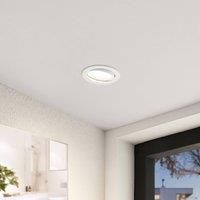 Arcchio Ceiling Light /'Katerin/' dimmable (Modern) in White for e.g. Bathroom (1 Light Source,) from Downlight, Business Lighting