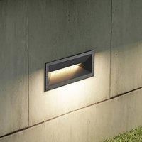 Lucande Jaano LED recessed wall light outdoors