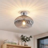 Lindby Defne ceiling light, smoky grey