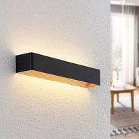 Arcchio Karam LED wall light, 53 cm, black