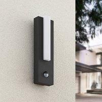 Lucande Virgalia LED outdoor wall light, sensor