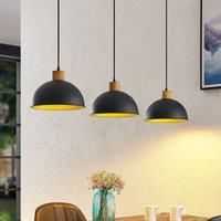 Lindby Flurin hanging light, 3-bulb