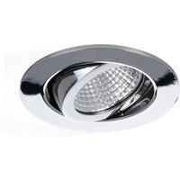 BRUMBERG downlight IP65 round switchable chrome