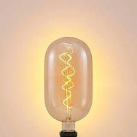 Lucande LED bulb E27 T140 4W 2,200K dimmable amber