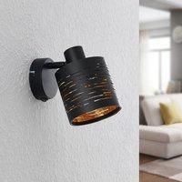 Wall Light /'Iolyn/' dimmable (Young Lifestyle) in Black for e.g. Living Room & Dining Room (1 Light Source, E14) from Lindby | Wall Lighting, Wall lamp