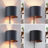 Arcchio Wall Light /'Zuzana/' dimmable (Modern) in Black Made of Aluminium for e.g. Living Room & Dining Room (1 Light Source, G9) from Wall Lighting, Wall lamp