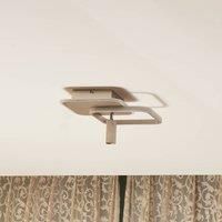 Lucande Tival LED ceiling lamp angular 34cm nickel