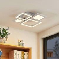 Lucande Narumi LED ceiling lamp CCT, 38 cm, white