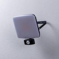 Prios Paityn LED outdoor wall light, sensor, 50 W