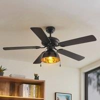 Starluna Shamoian ceiling fan black/gold